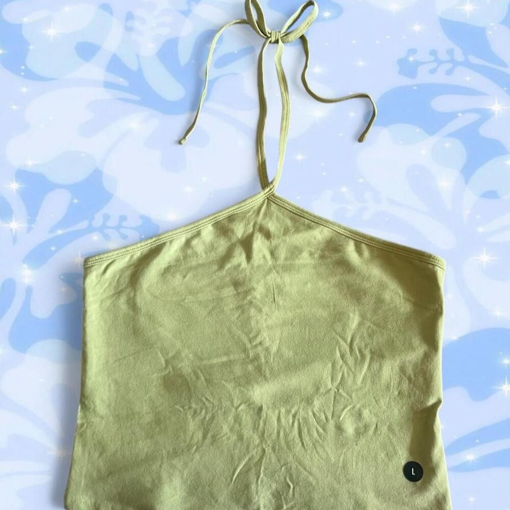 NWT Hollister Co. Pastel Green Halter Top